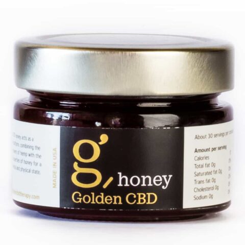 Golden CBD honey